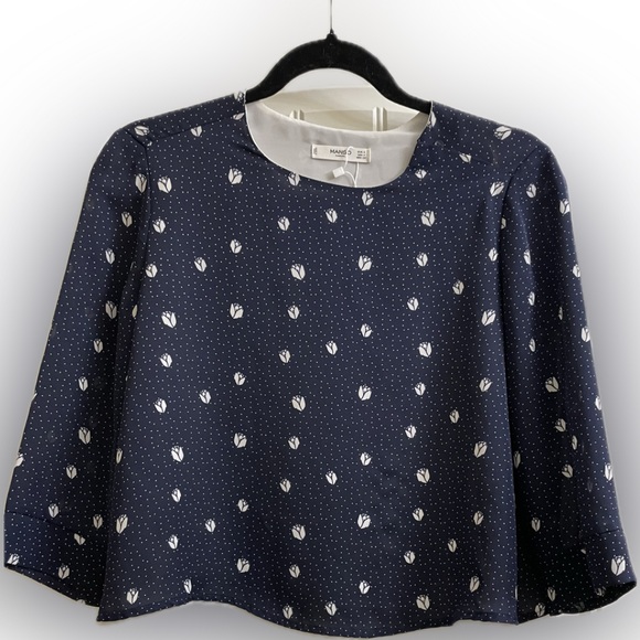 6. Mango Tulip Blouse - Picture 1 of 3